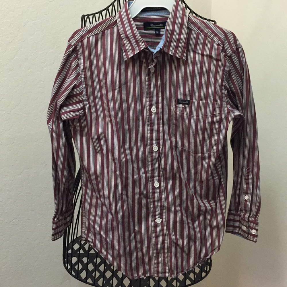 Faconnable Boy’s Stripe Shirt